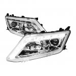 Ford Fusion 2010-2012 Chrome Projector Headlights LED DRL