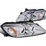 Honda S2000 2004-2009 Clear Halo Projector Headlights with LED