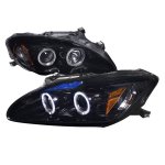 Honda S2000 2004-2009 Smoked Halo Projector Headlights with LED