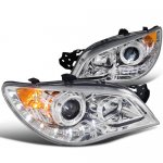 Subaru Impreza 2006-2007 Clear Halo Projector Headlights with LED