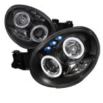 2003 Subaru Impreza Black Halo Projector Headlights with LED