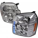 2009 GMC Yukon Clear Projector Headlights with LED