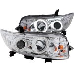 Scion xB 2008-2010 Projector Headlights Chrome Halo LED