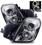 Cadillac CTS 2003-2007 Projector Headlights Chrome CCFL Halo Cadillac CTS 2003-2007 Projector Headlights Chrome CCFL Halo