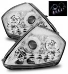 Mitsubishi Eclipse 2000-2005 Projector Headlights Chrome Halo LED DRL