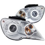 Chrysler Pacifica 2007-2008 Projector Headlights Chrome CCFL Halo