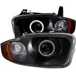2003 Chevy Cavalier Black Projector Headlights CCFL Halo
