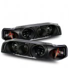 1992 Honda Accord Sedan Projector Headlights Black
