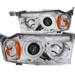 Scion xB 2004-2006 Projector Headlights Chrome Halo LED