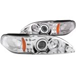 1996 Ford Mustang Projector Headlights Chrome CCFL Halo LED