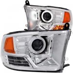 2018 Dodge Ram 2500 Projector Headlights Chrome CCFL Halo 2018 Dodge Ram 2500 Projector Headlights Chrome CCFL Halo