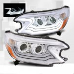 2013 Honda CRV Projector Headlights Chrome LED DRL