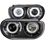2014 Dodge Challenger Projector Headlights Black CCFL Halo