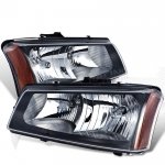 2005 Chevy Silverado Black Euro Headlights
