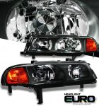 1992 Honda Prelude JDM Black Euro Headlights