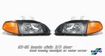Honda Civic 1992-1995 Depo JDM Black Euro Headlights