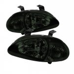 Honda Del Sol 1993-1997 Smoked Euro Headlights