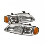 Nissan Sentra 2000-2003 Clear Euro Headlights