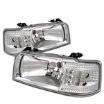 1992 Ford Bronco Clear Euro Headlights with LED