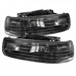 2000 Chevy Tahoe Black Euro Headlights