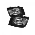 2001 VW Jetta Black Crystal Euro Headlights 2001 VW Jetta Black Crystal Euro Headlights
