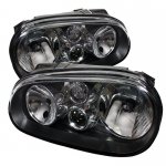 2002 VW Golf Black Euro Headlights 2002 VW Golf Black Euro Headlights