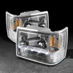 Jeep Grand Cherokee 1993-1996 Headlights Conversion with LED