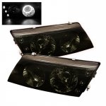 1997 Nissan 200SX Smoked Halo Euro Headlights with LED