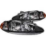 Dodge Intrepid 1998-2004 Black Euro Headlights