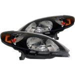 Toyota Matrix 2003-2008 Black Euro Headlights