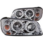 Nissan Maxima 2002-2003 Clear Euro Headlights Halo