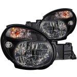 Subaru Impreza 2002-2003 Black Euro Headlights