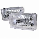 Ford Excursion 2000-2004 Chrome Euro Headlights
