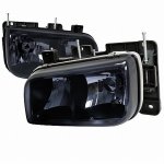 Cadillac Escalade 1999-2000 Dark Smoked Euro Headlights Cadillac Escalade 1999-2000 Dark Smoked Euro Headlights