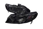 2009 Honda Civic Sedan Smoked Euro Headlights