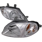 1999 Honda Civic Clear Euro Headlights