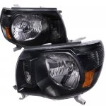 Toyota Tacoma 2005-2011 Black Headlights