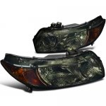 Honda Civic Coupe 2006-2011 Smoked Custom Headlights