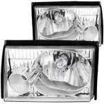 1990 Ford Mustang Crystal Headlights Chrome