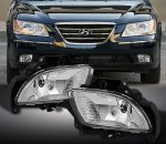 2010 Hyundai Sonata Clear OEM Style Fog Lights