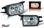 2003 Mercedes Benz C Class Smoked OEM Style Fog Lights