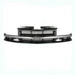2004 Chevy S10 Black Replacement Grille