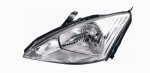 2001 Ford Focus Left Driver Side Replacement Headlight