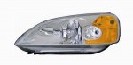 2002 Honda Civic Coupe Left Driver Side Replacement Headlight