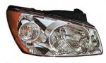 Kia Spectra LX Sedan 2004-2006 Right Passenger Side Replacement Headlight