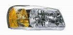 Hyundai Accent 2000-2002 Right Passenger Side Replacement Headlight