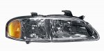 Nissan Sentra 2002-2003 Chrome Right Passenger Side Replacement Headlight
