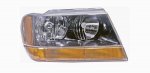 2002 Jeep Grand Cherokee Black Right Passenger Side Replacement Headlight