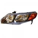 2007 Honda Civic Sedan Left Driver Side Replacement Headlight