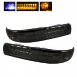 2002 Chevy Tahoe Smoked LED Bumper Lights